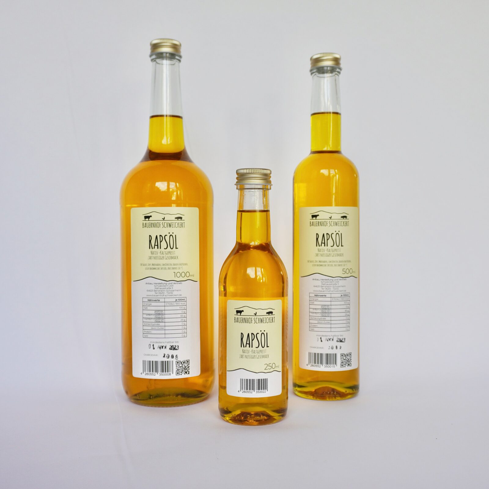 Rapsöl 0,5 Liter